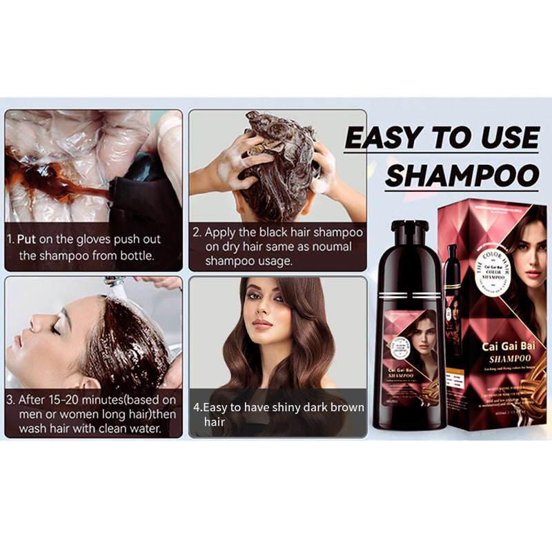 Hiar color shampoo,Hair Dye shampoo (CHESTNUT BROWN)