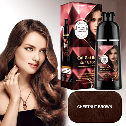 Hiar color shampoo,Hair Dye shampoo (CHESTNUT BROWN)