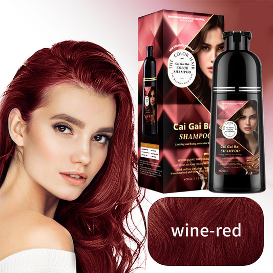 Hiar color shampoo,Hair Dye shampoo (WINE RED)